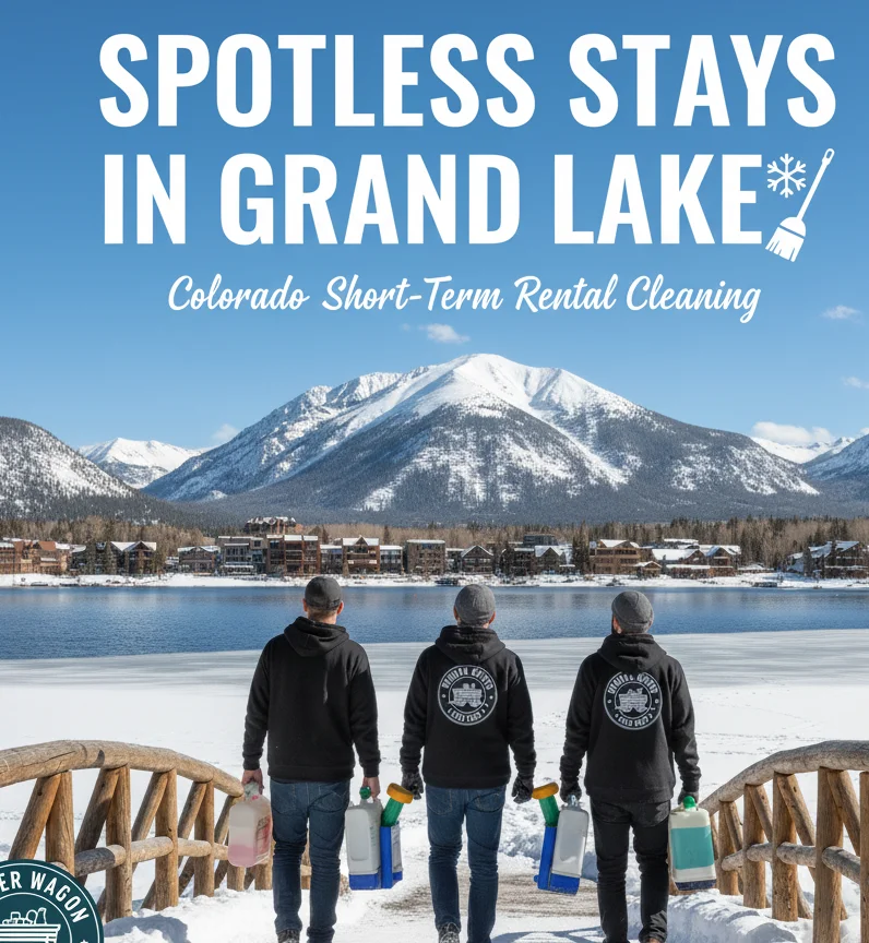 Find Cleaning AirBnb Grand Lake Winter Wagon Fiv Two