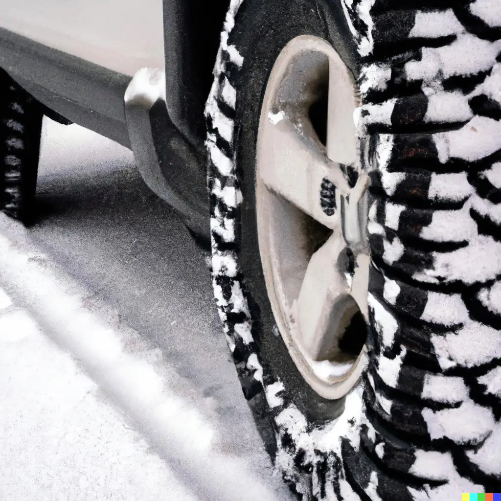 Closer Look At Tread Studded Tire