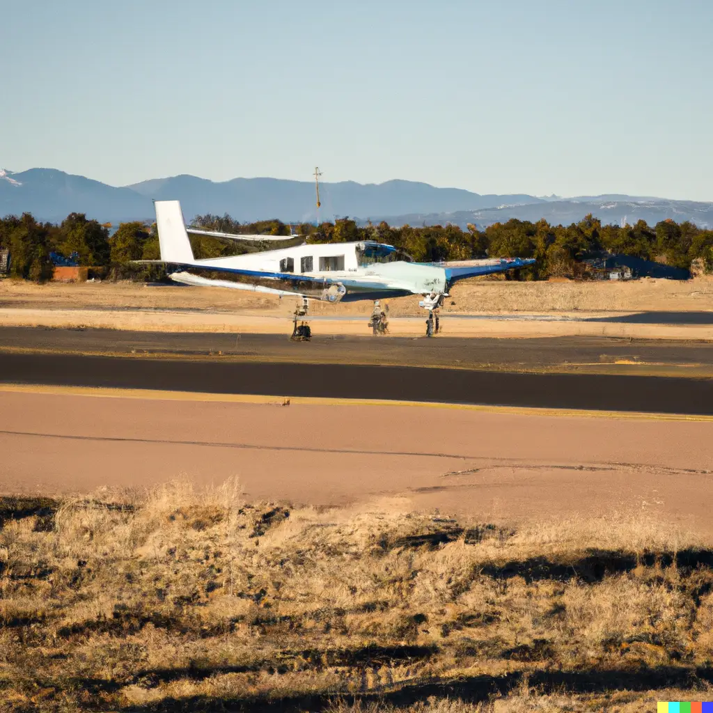 Small Propeller Plane Raton New Mexico