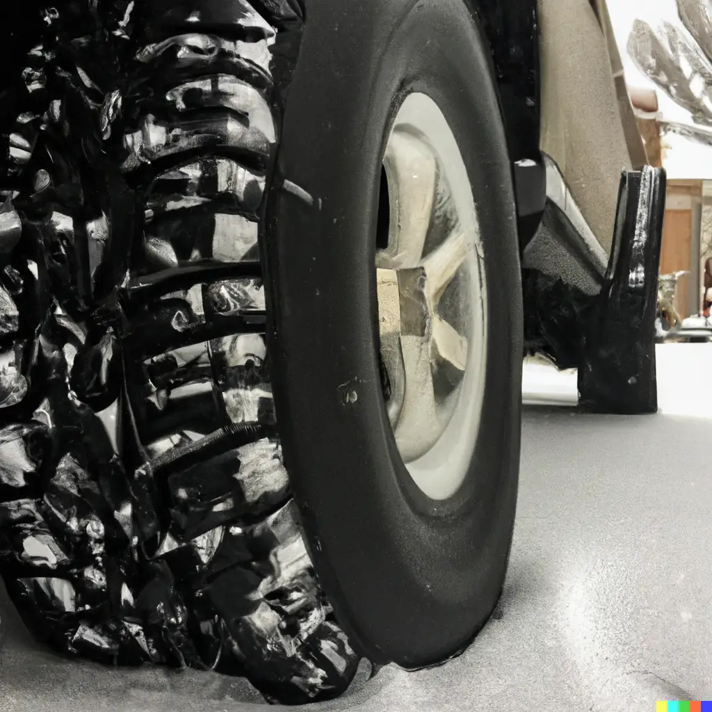Wide Tread Studded Snow Tires