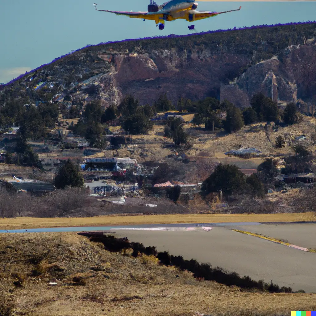 Two Engine Plane Colorado