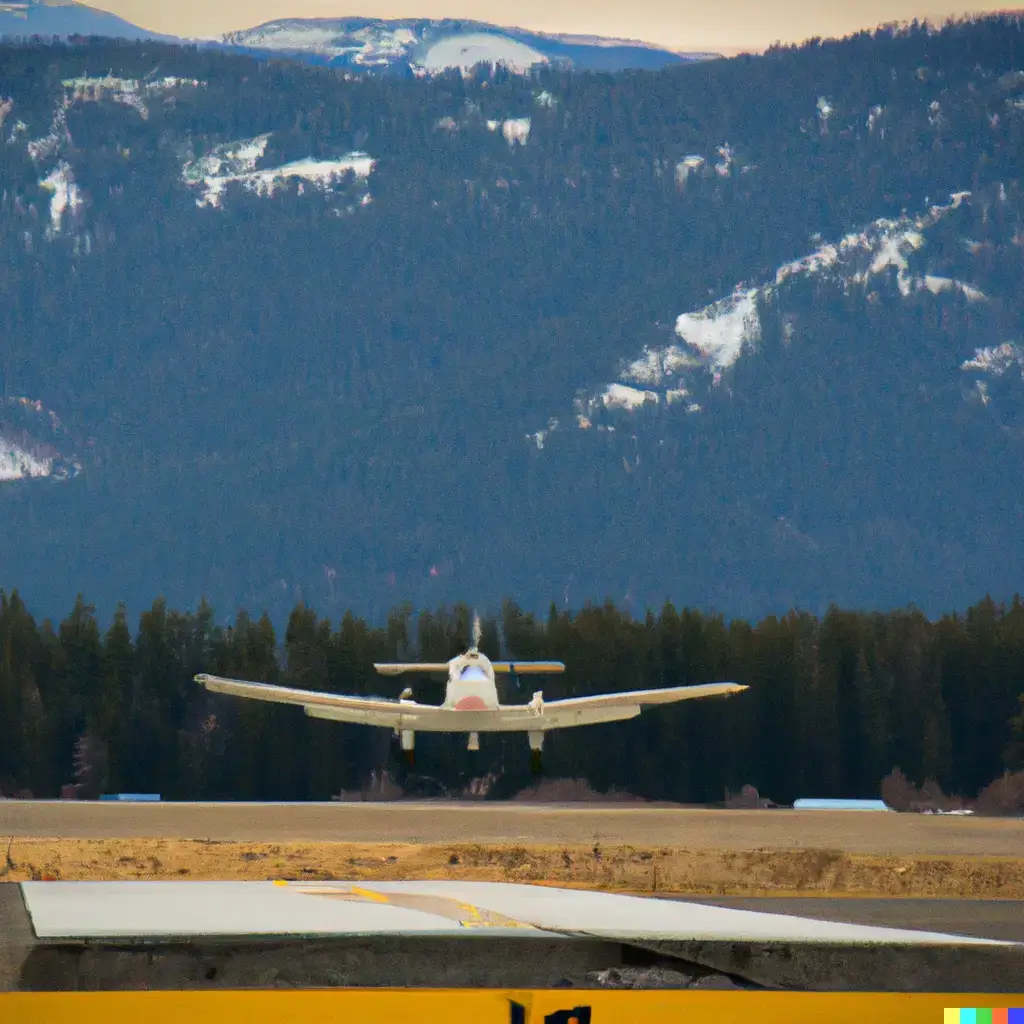 Take Off From Vail Airport