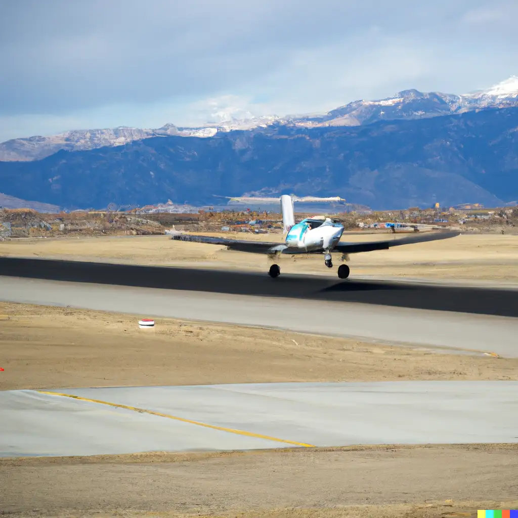 Ski Plane At Telluride Airport