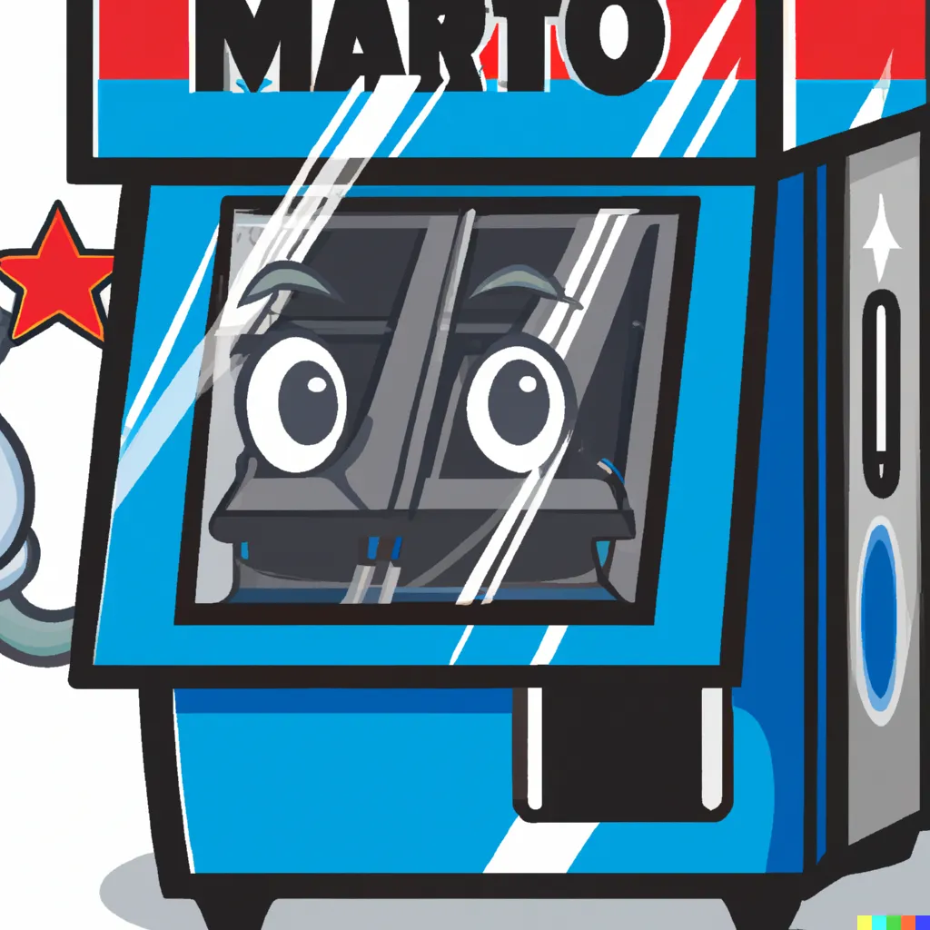 Vending Machine Repair Mascot